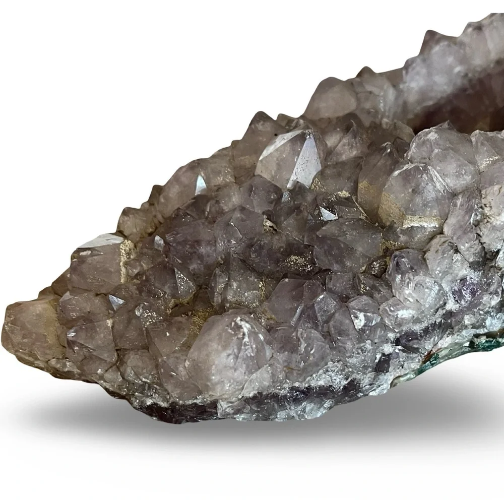 Natural Amethyst Crystal Cluster Tea Light Candle Holder
